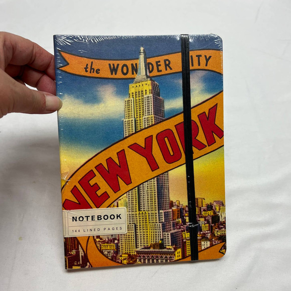 The Wonder City New York Notebook Vintage 2010 Lined Pages NOS Cavallini & Co - Picture 1 of 7